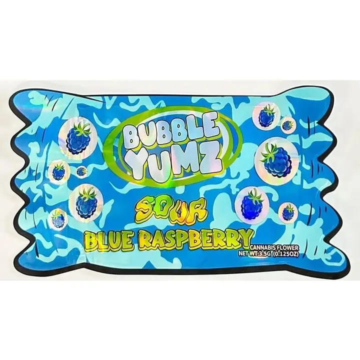 Bubble Yumz Sour Blue Raspberry
