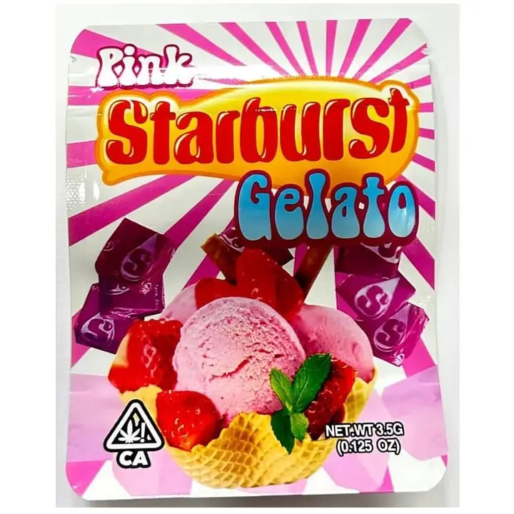 Pink Starburst Gelato